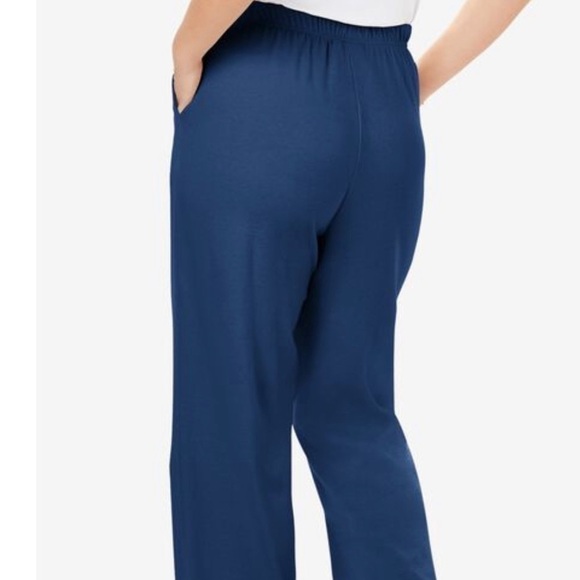 Woman Within Knit Wide-Leg Pants | Size 12S | NWT - Picture 12 of 15